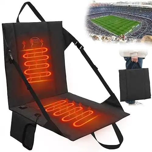 Heated Stadium Seat Cushion Pad