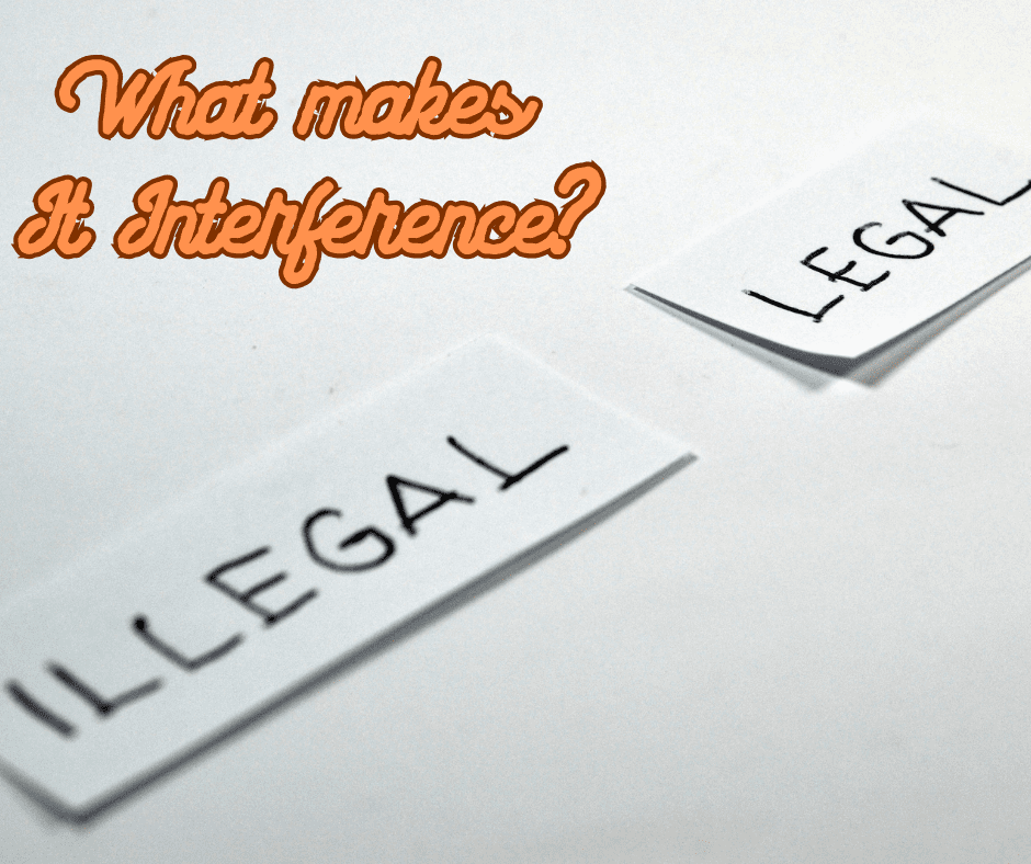 What makes it Interference